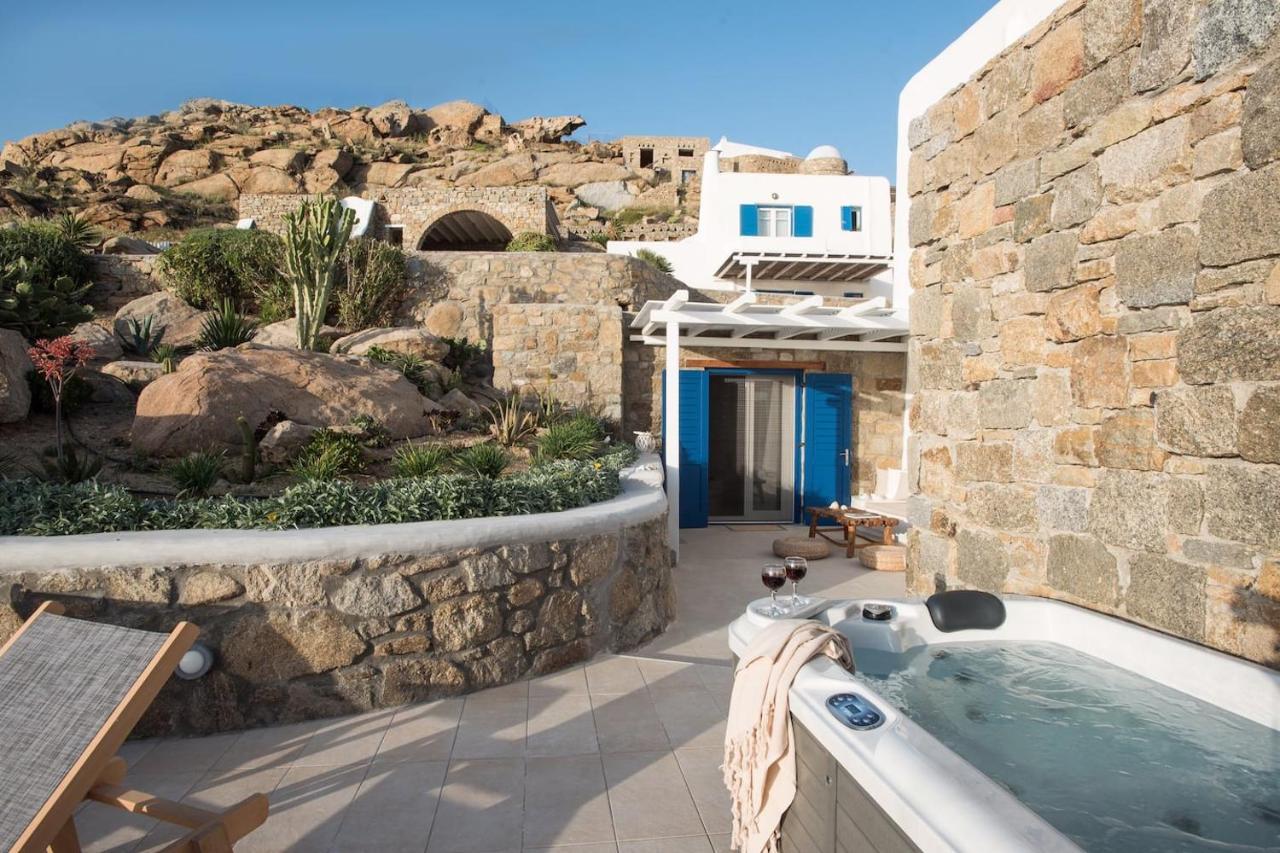 Gorgeous Studio In Cycladic Architecture Overlooking The Aegean * Houlakia (Mykonos)