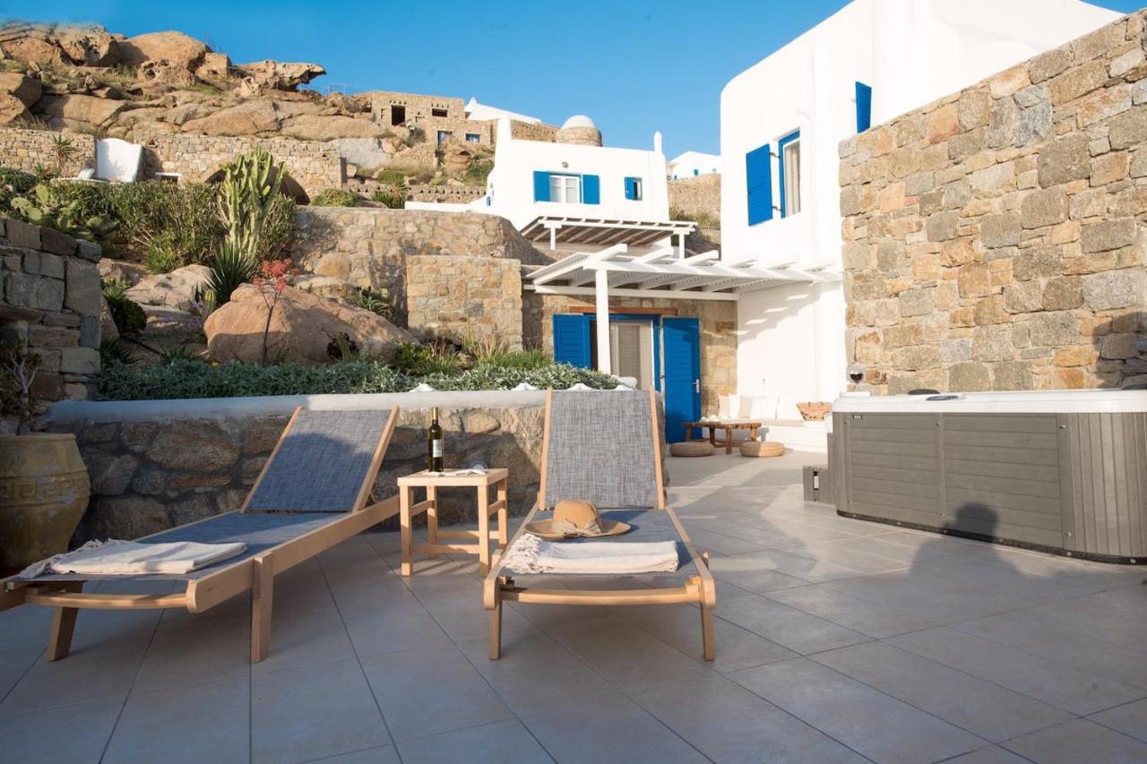 Gorgeous Studio In Cycladic Architecture Overlooking The Aegean Houlakia (Mykonos)